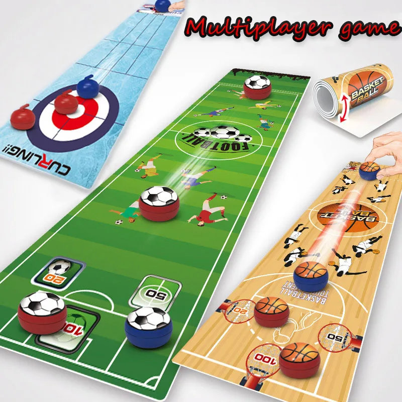Multiplayer puzzle game toy multiplayer basketball football curling competition game mat parent-child interaction children's toy
Multiplayer puzzle game toy multiplayer basketball football curling competition game mat parent-child interaction children's toy