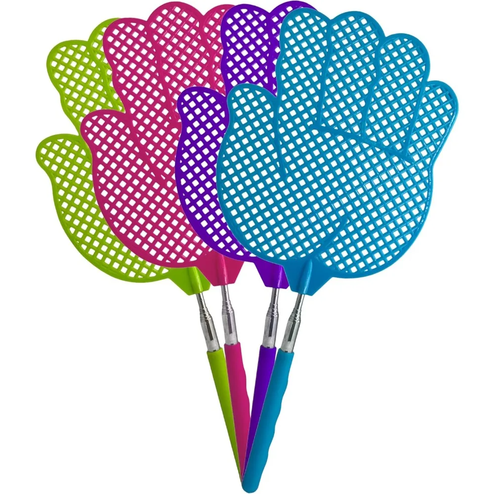 Set of 4 Telescopic Fly Swatters Extends from 14 to 30 Inches with Oversized Head
Set of 4 Telescopic Fly Swatters Extends from 14 to 30 Inches with Oversized Head