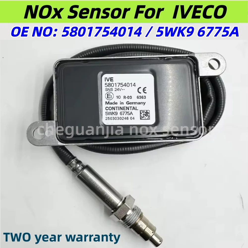 NEW 5WK96775A 5801754014 5WK9 6775A NOX Sensor Nitrogen Oxygen Sensor 24V Compatible with IVECO Truck Part High Quality Chip
NEW 5WK96775A 5801754014 5WK9 6775A NOX Sensor Nitrogen Oxygen Sensor 24V Compatible with IVECO Truck Part High Quality Chip