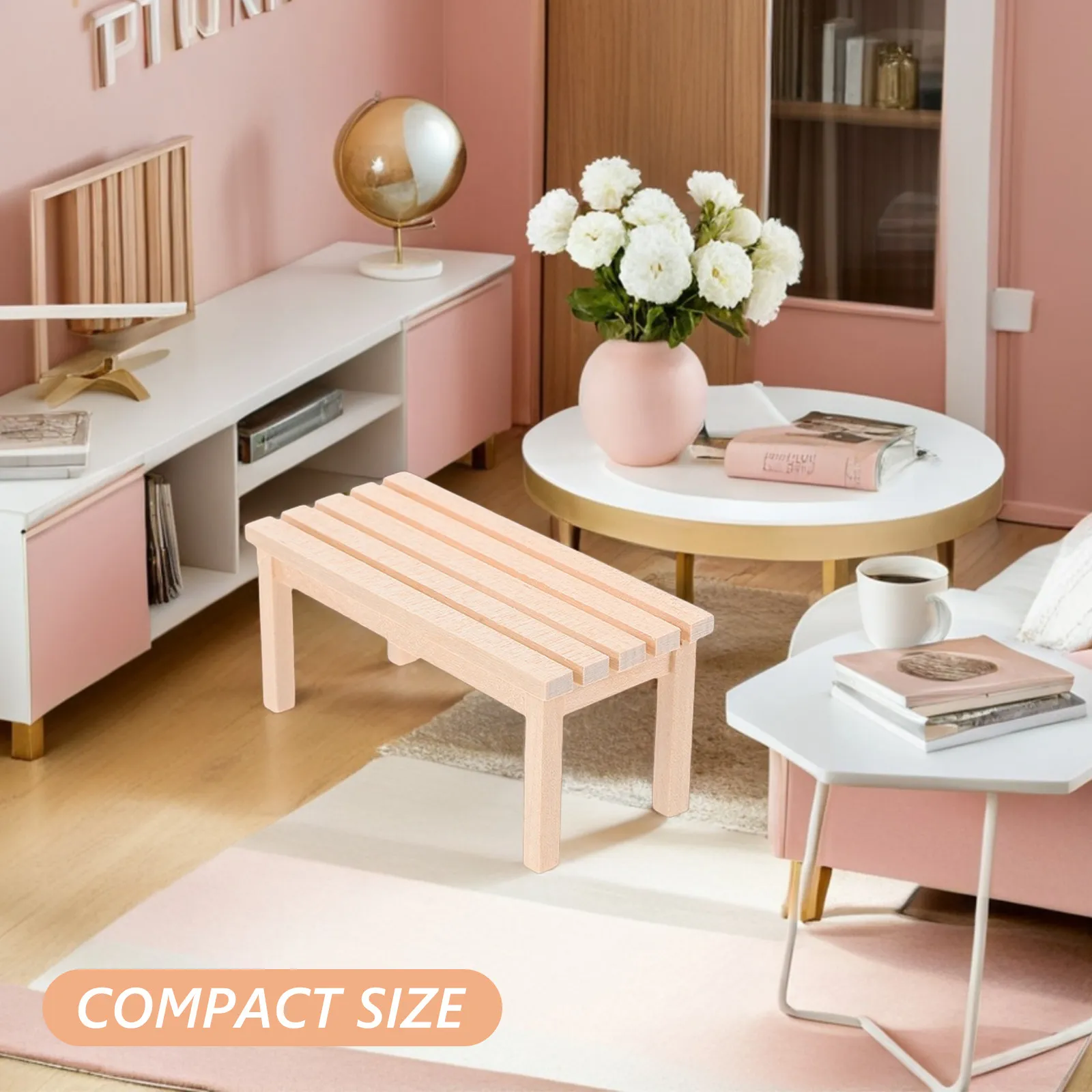 Mini Long Wooden Bench Small House Ornament Mini Furniture Decor Miniature Garden Bench Small House Supplies Photo Prop
Mini Long Wooden Bench Small House Ornament Mini Furniture Decor Miniature Garden Bench Small House Supplies Photo Prop