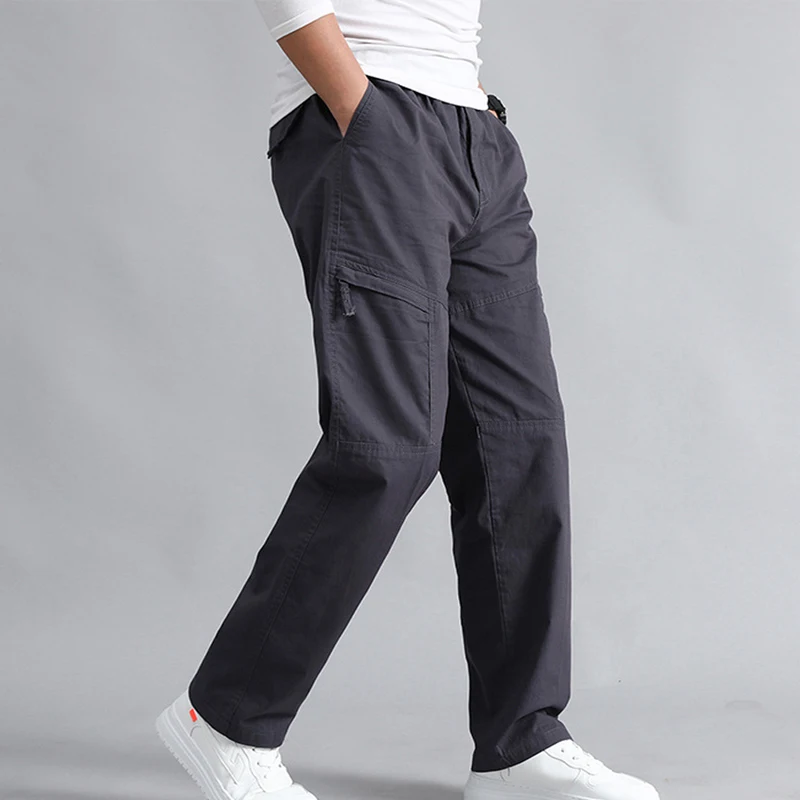 Pop Men's Spring Cargo Pants Military Tactical Cotton Overalls Long Trousers Male Multi Pockets Loose Straight Sports Pants
Pop Men's Spring Cargo Pants Military Tactical Cotton Overalls Long Trousers Male Multi Pockets Loose Straight Sports Pants