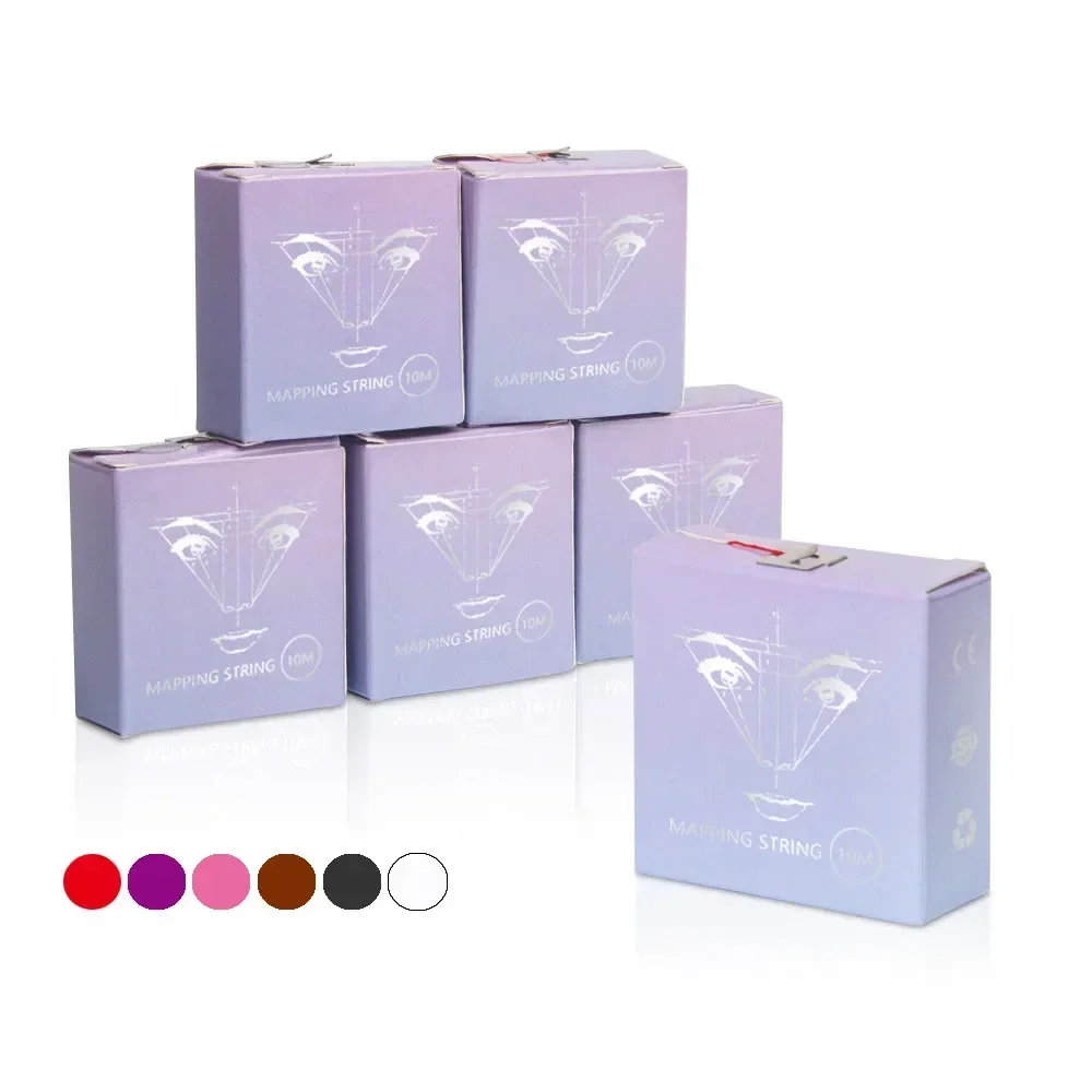 6color Tattoo Thread Eyebrow Marker Thread Tattoo Brows Ruler Auxiliary Line Drawing With Ink Positioning Mapping Line Box
6color Tattoo Thread Eyebrow Marker Thread Tattoo Brows Ruler Auxiliary Line Drawing With Ink Positioning Mapping Line Box