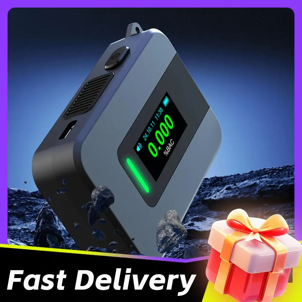 Electrochemical Alcohol Tester USB Rechargeable Blowing Drunk Driving Alcohol Tester Portable Alcohol Meter for Professional Use
Electrochemical Alcohol Tester USB Rechargeable Blowing Drunk Driving Alcohol Tester Portable Alcohol Meter for Professional Use