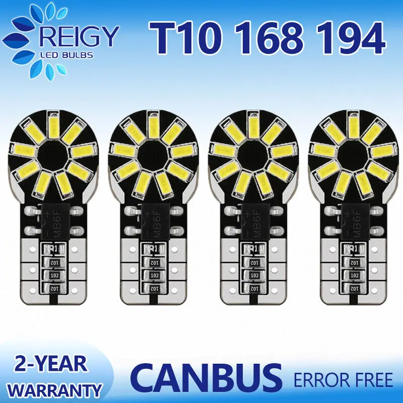 T10 LED License Plate Light Bulbs 6000K Super Bright White 168 2825 194 18SMD
T10 LED License Plate Light Bulbs 6000K Super Bright White 168 2825 194 18SMD