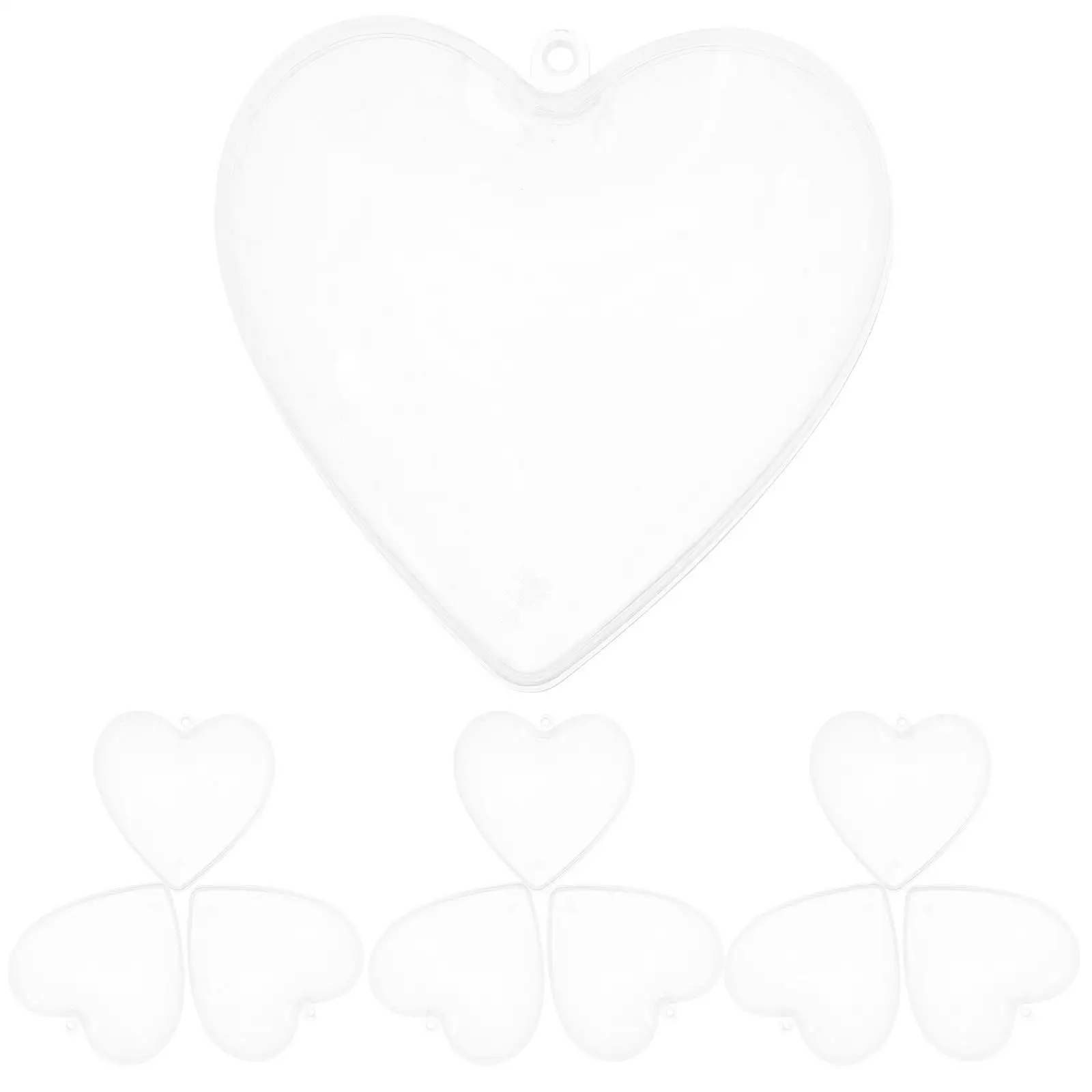 10pcs Clear Ball Boxes 8x7x4.6cm Clear Fillable Heart Shape Box Fillable Heart Shaped Material Wedding Hanging DIY Decor
10pcs Clear Ball Boxes 8x7x4.6cm Clear Fillable Heart Shape Box Fillable Heart Shaped Material Wedding Hanging DIY Decor