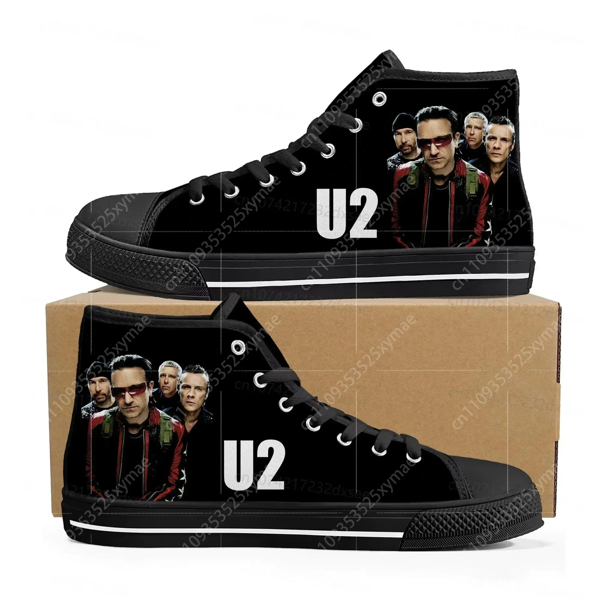 U2 Rock Band Fashion punk High Top High Quality Sneakers Men Women Teenager Canvas Sneaker Casual Couple Shoes Custom Shoes
U2 Rock Band Fashion punk High Top High Quality Sneakers Men Women Teenager Canvas Sneaker Casual Couple Shoes Custom Shoes