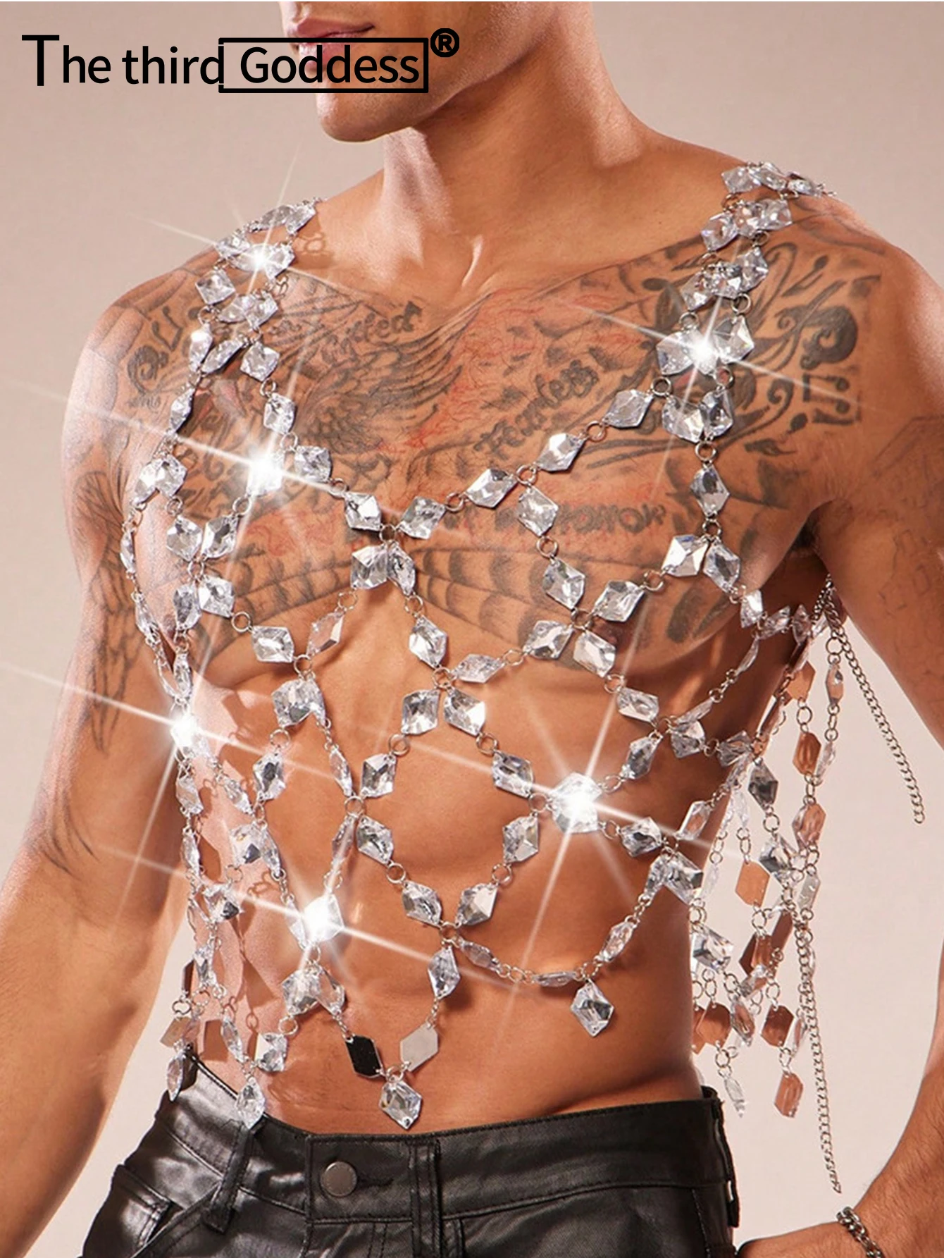 Sexy metal rhinestone tanks top women summer glitter see through club party tops gay man tops rave festival clothing streetwear
Sexy metal rhinestone tanks top women summer glitter see through club party tops gay man tops rave festival clothing streetwear
