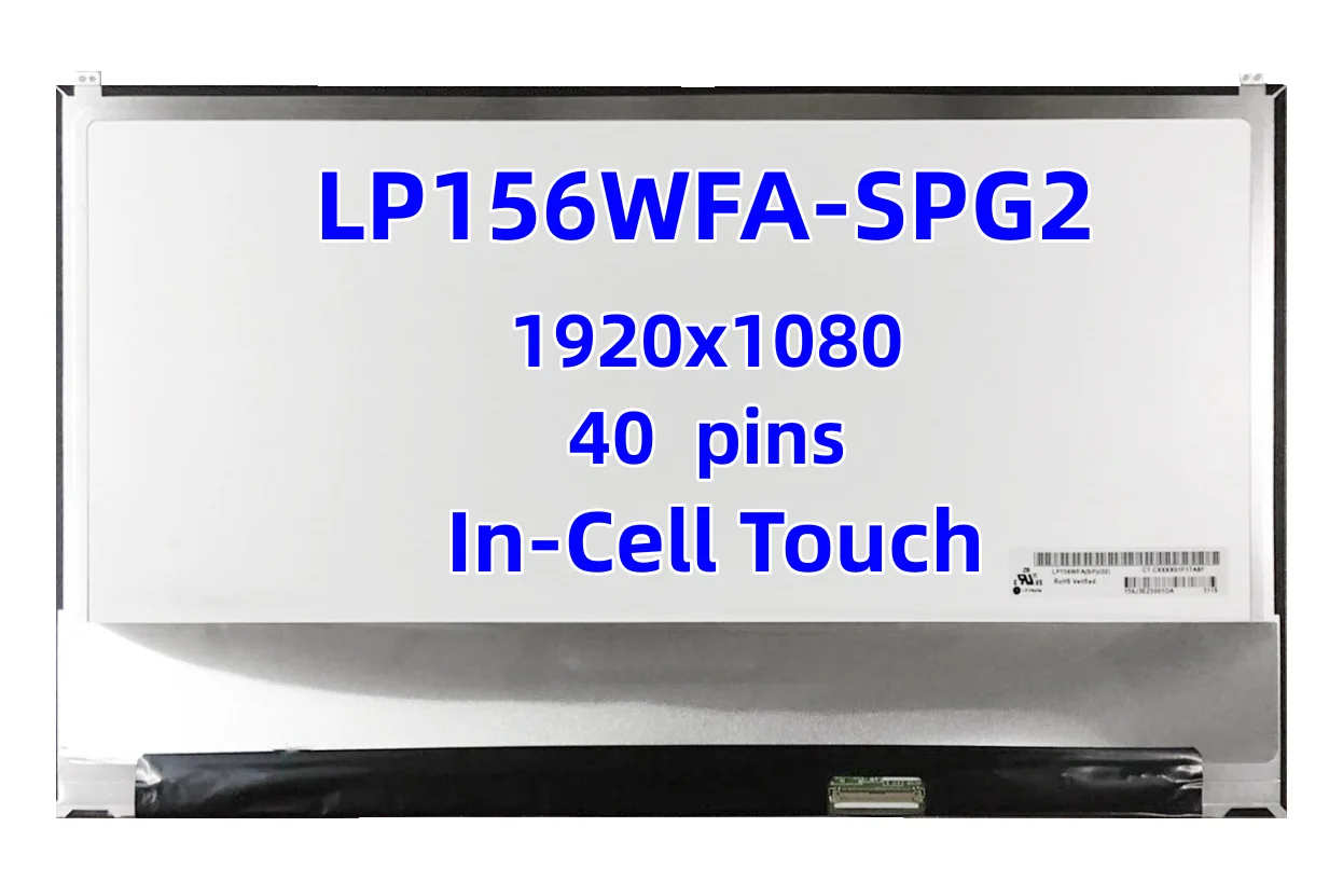 15,6 дюймовый сенсорный ЖК-экран для ноутбука Acer Swift5 LP156WFA-SPG2 FHD1920x1080 In-Cell Touch IPS Замена дисплея 40pin eD
15,6 дюймовый сенсорный ЖК-экран для ноутбука Acer Swift5 LP156WFA-SPG2 FHD1920x1080 In-Cell Touch IPS Замена дисплея 40pin eD