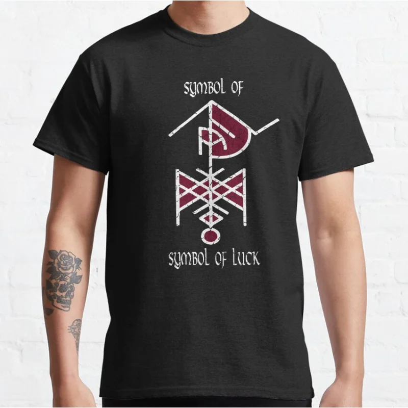 Viking A SYMBOL OF LUCK Nordic viking tee Norse mythology Gift t shirt for man Large size Tops 100% cotton printed Clothes
Viking A SYMBOL OF LUCK Nordic viking tee Norse mythology Gift t shirt for man Large size Tops 100% cotton printed Clothes