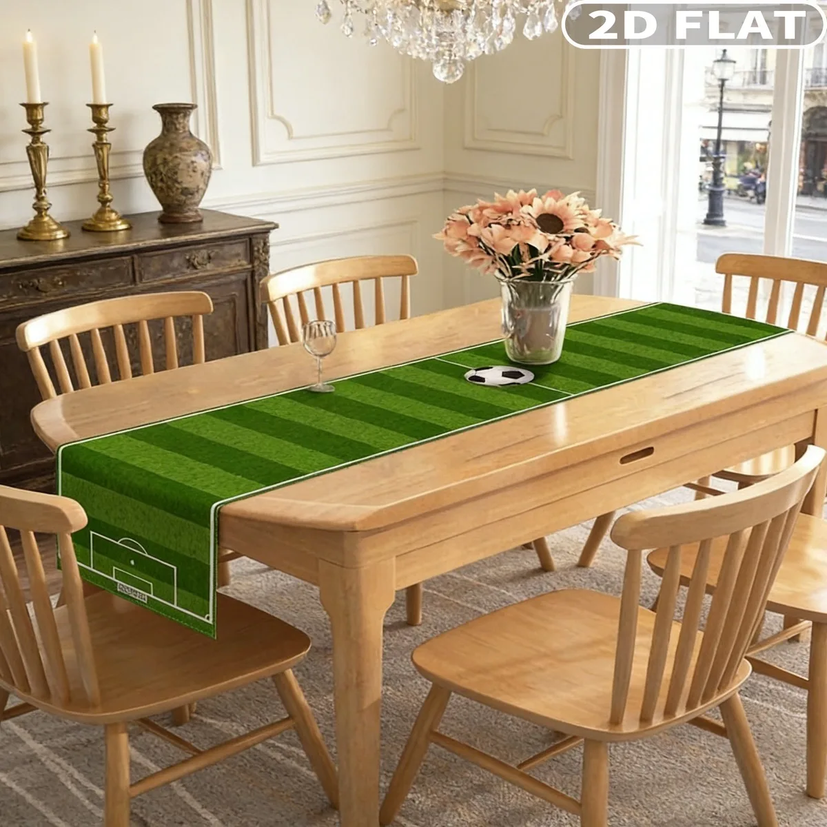 1pc Soccer Sport Table Runner, 13x72 Inch Durable Polyester Soccer Birthday Party Supplies for Farmhouse Rustic Vintage Home
1pc Soccer Sport Table Runner, 13x72 Inch Durable Polyester Soccer Birthday Party Supplies for Farmhouse Rustic Vintage Home