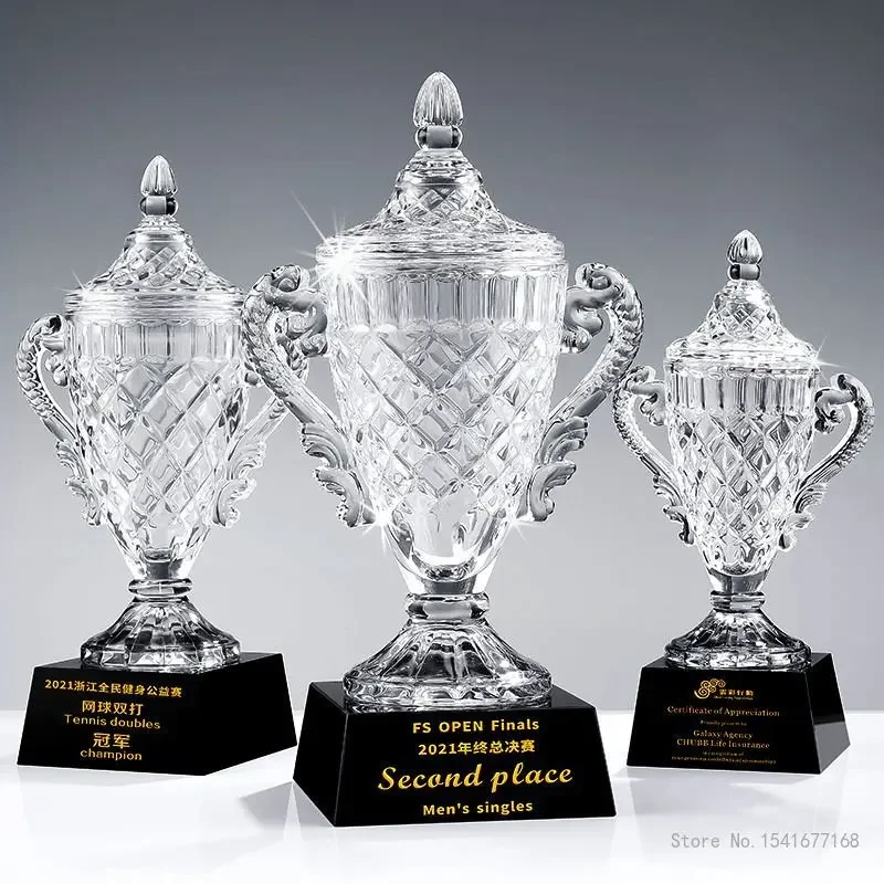 Customized Crystal Trophy High Grade Football Basketball Sports Game reward Home Decoration, Commemorative Prize, Fishing Trophy
Customized Crystal Trophy High Grade Football Basketball Sports Game reward Home Decoration, Commemorative Prize, Fishing Trophy