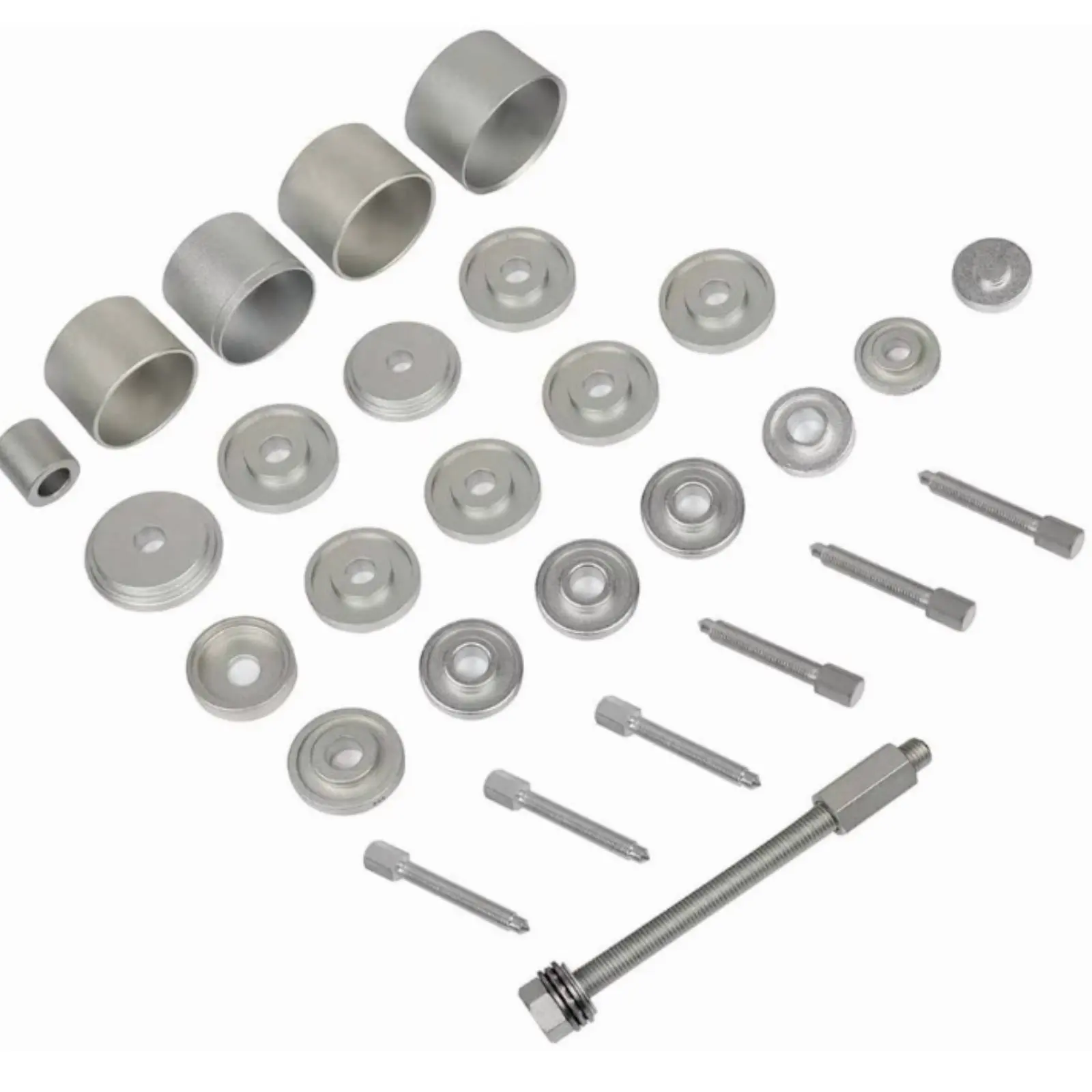 Front Wheel Drive Bearing Tool Set Quick and Easy Use Wheel Bearing Removal Tool Portable Storage Case Corrosion Resistant
Front Wheel Drive Bearing Tool Set Quick and Easy Use Wheel Bearing Removal Tool Portable Storage Case Corrosion Resistant