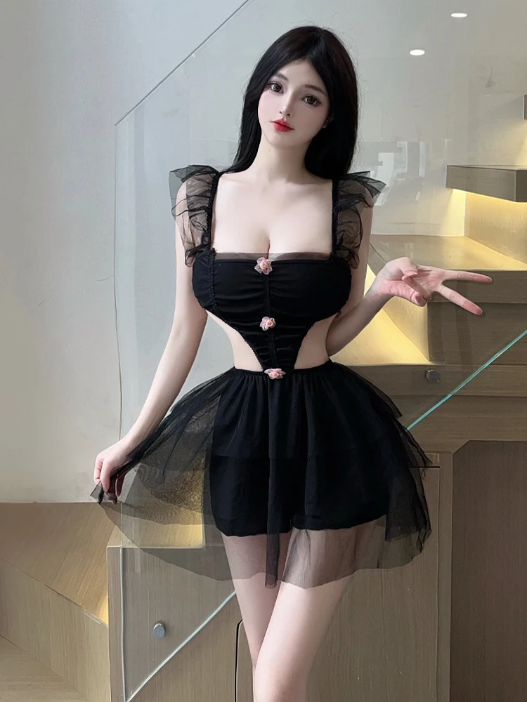 Sweet Girl Pure Desire Low Chest Lace Trim ter Dr Sexy Hollow out Waist Princ Skirt A-Line ort Dr Summer Season
Sweet Girl Pure Desire Low Chest Lace Trim ter Dr Sexy Hollow out Waist Princ Skirt A-Line ort Dr Summer Season