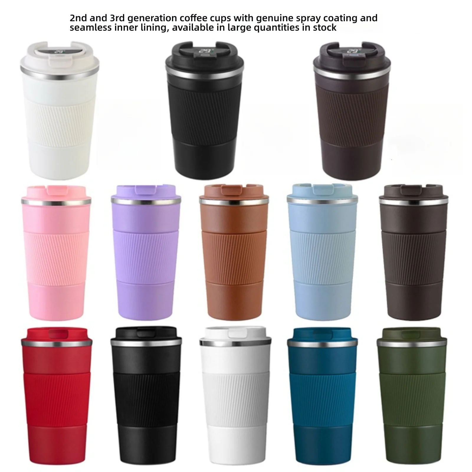 380/510ML Travel Coffee Mug Car Insulated Cup Thermal Mug Reusable Coffee Cup for Hot Stainless Steel Double WallTeaCoffee Flask
380/510ML Travel Coffee Mug Car Insulated Cup Thermal Mug Reusable Coffee Cup for Hot Stainless Steel Double WallTeaCoffee Flask