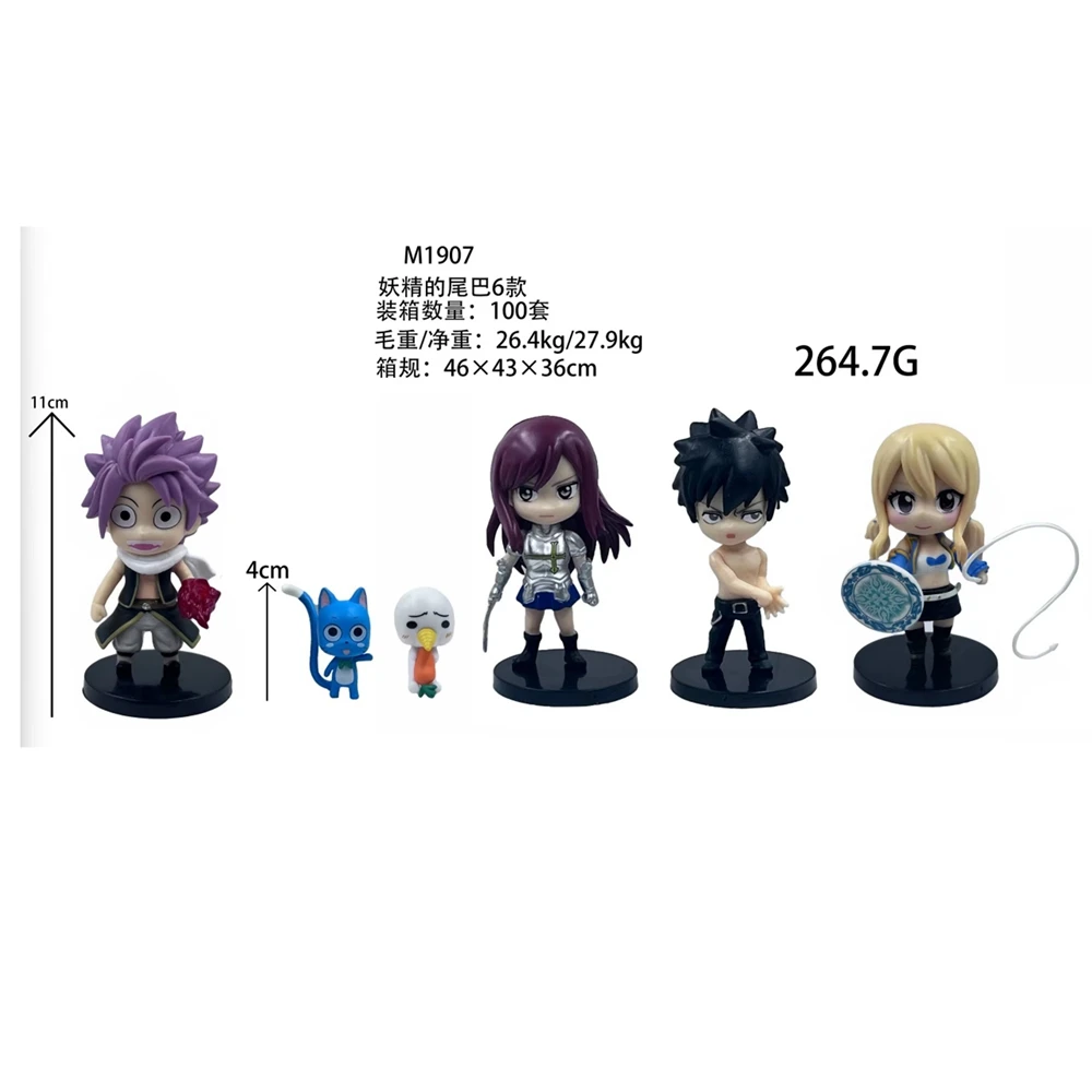 5 шт./1 компл., аниме FAIRY TAIL, фигурка Etherious Lucy Heartfilia, модель игрушки, Erza Scarlet Grey, набор Fullbuster, украшения для рабочего стола
5 шт./1 компл., аниме FAIRY TAIL, фигурка Etherious Lucy Heartfilia, модель игрушки, Erza Scarlet Grey, набор Fullbuster, украшения для рабочего стола