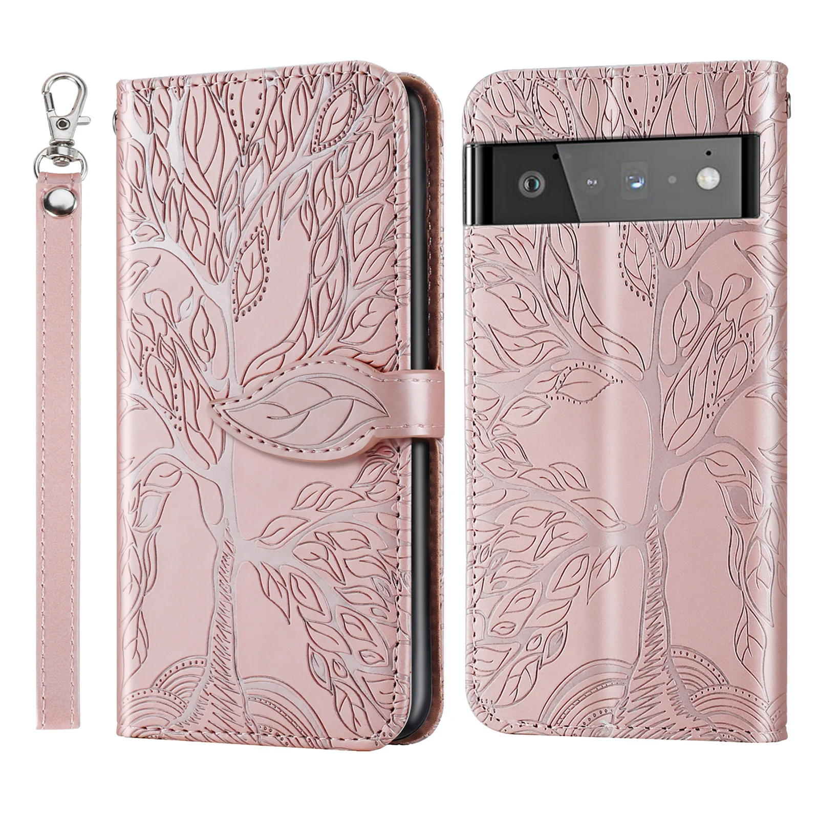 For Google 6 / 6A / 6 Pro case, Tree of Life leather case with card slot, clamshell leather case
For Google 6 / 6A / 6 Pro case, Tree of Life leather case with card slot, clamshell leather case