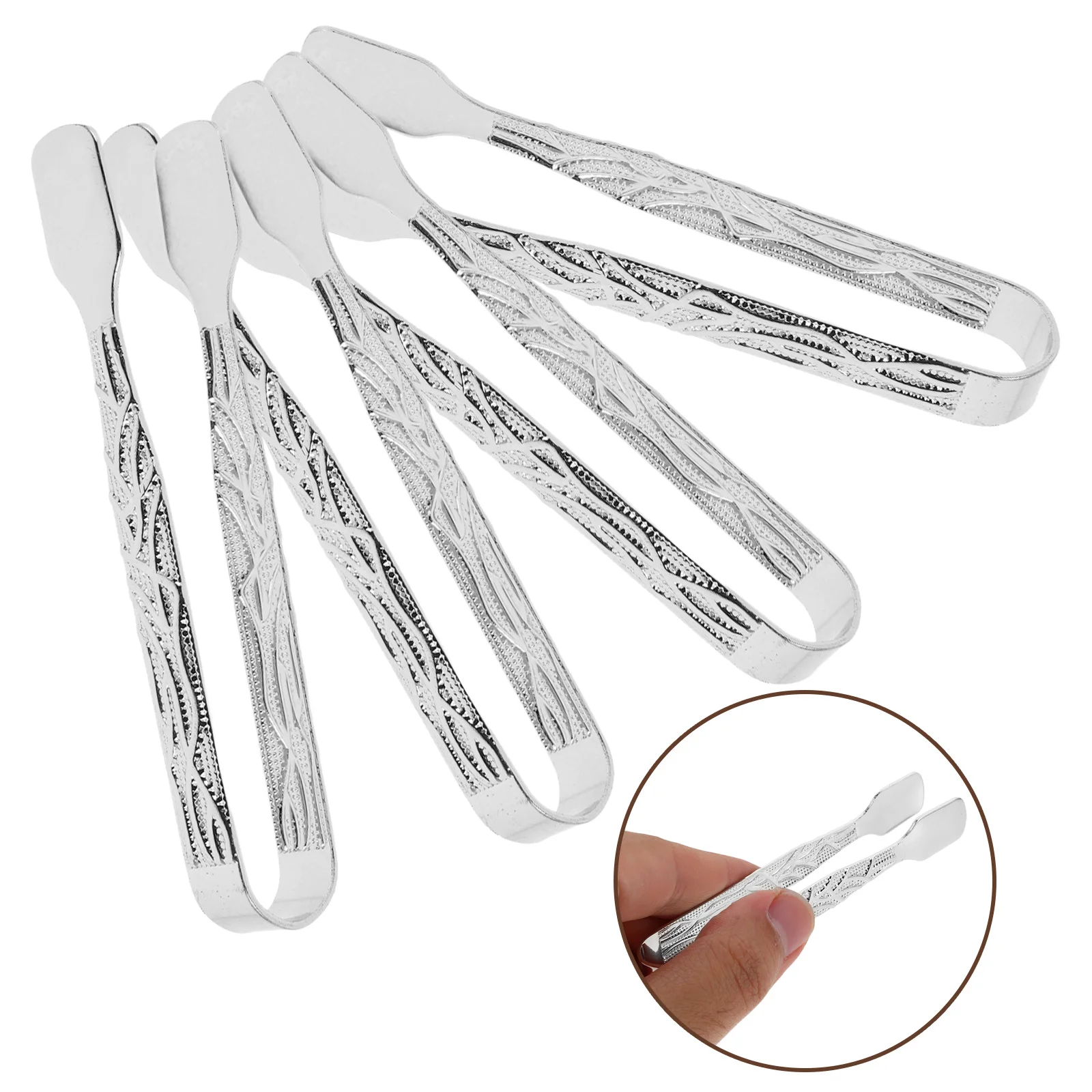 6pcs Incense Burner Accessories: Vintage Metal Charcoal Tongs For Safe Coal Handling, Design Fragrant Clips, Bakhoor
6pcs Incense Burner Accessories: Vintage Metal Charcoal Tongs For Safe Coal Handling, Design Fragrant Clips, Bakhoor