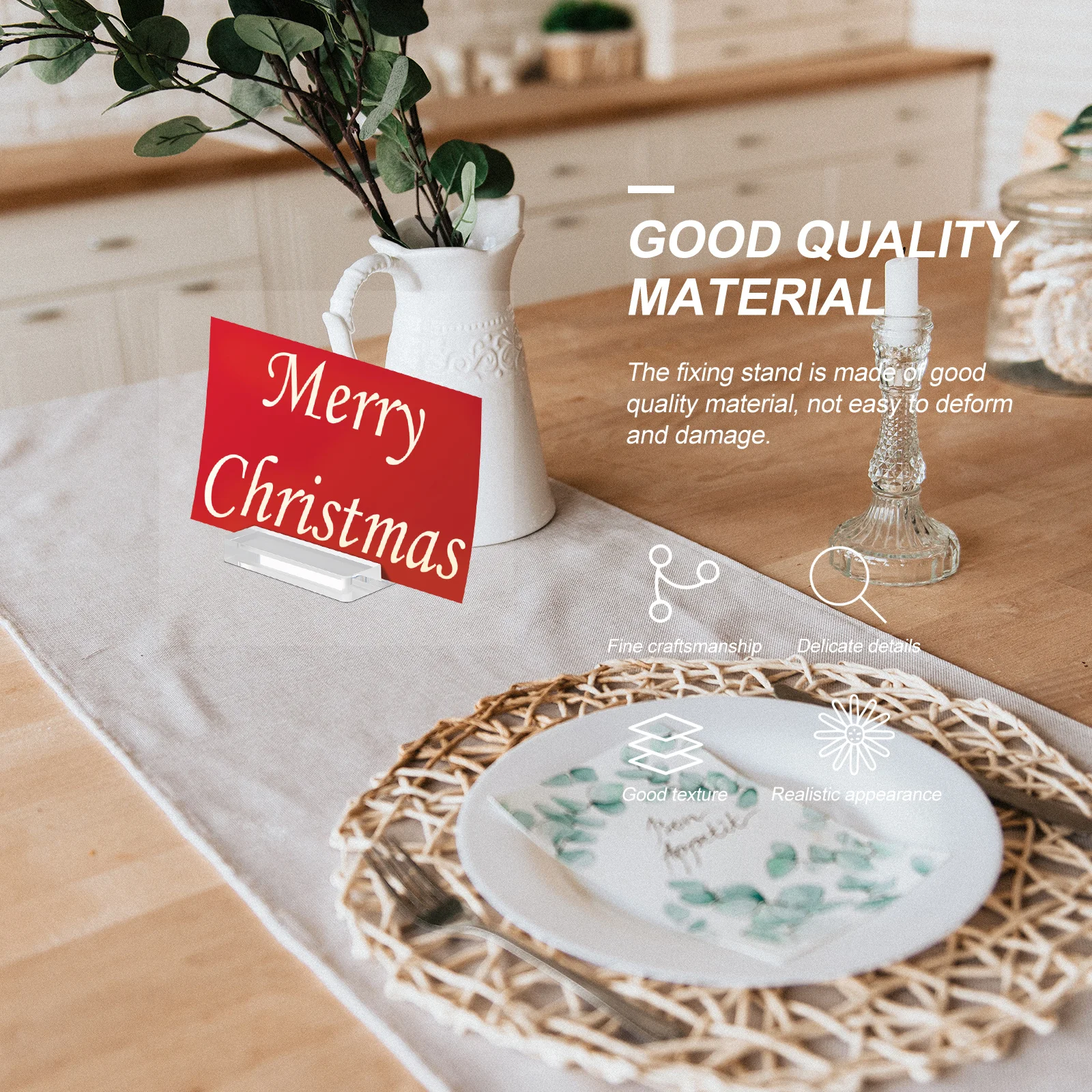 2 Pcs Card Slot Display Base Desktop Sign Holding Support Stand Transparent Holder Clear Acrylic Business Holders Cards
2 Pcs Card Slot Display Base Desktop Sign Holding Support Stand Transparent Holder Clear Acrylic Business Holders Cards