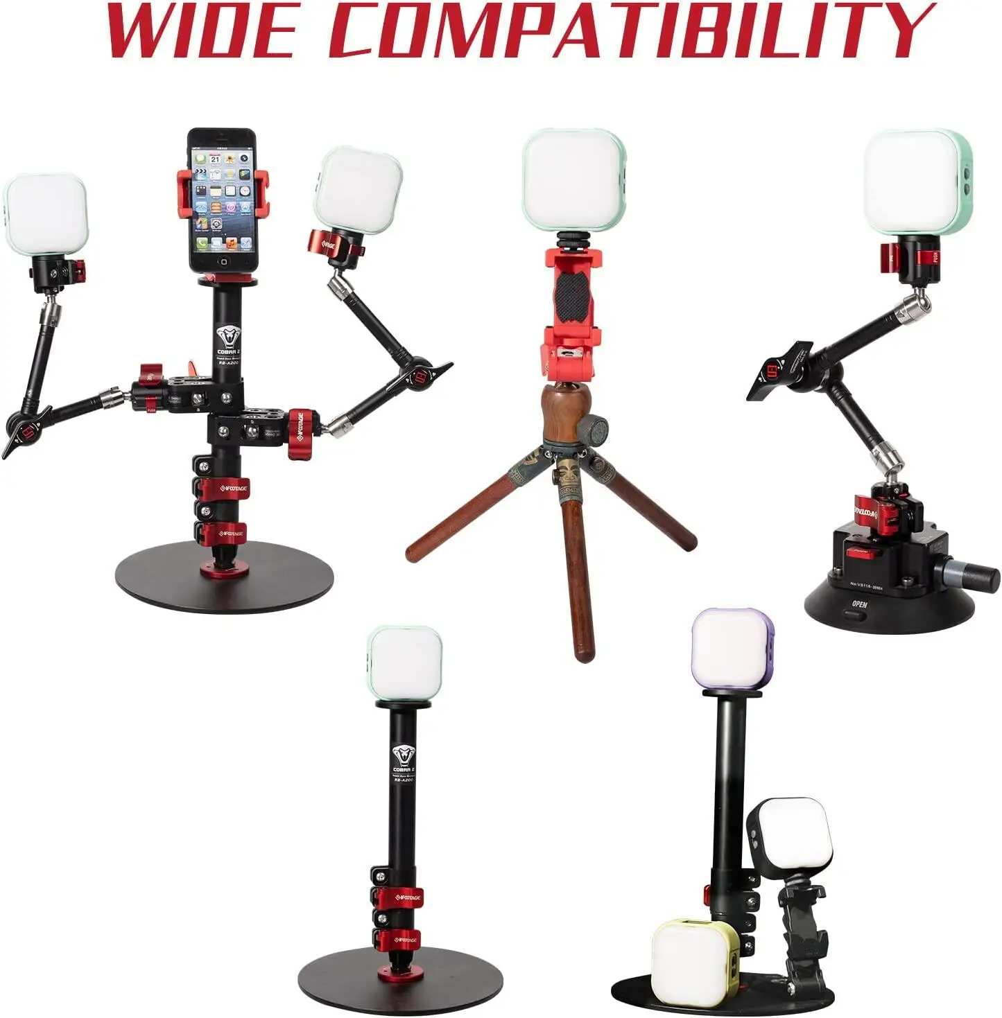 IFOOTAGE Adjustable Pocket Lights On Camera Video Light Portable RGBW Smart Camera LightAPP Control Lighting Type-C Camera Light
IFOOTAGE Adjustable Pocket Lights On Camera Video Light Portable RGBW Smart Camera LightAPP Control Lighting Type-C Camera Light