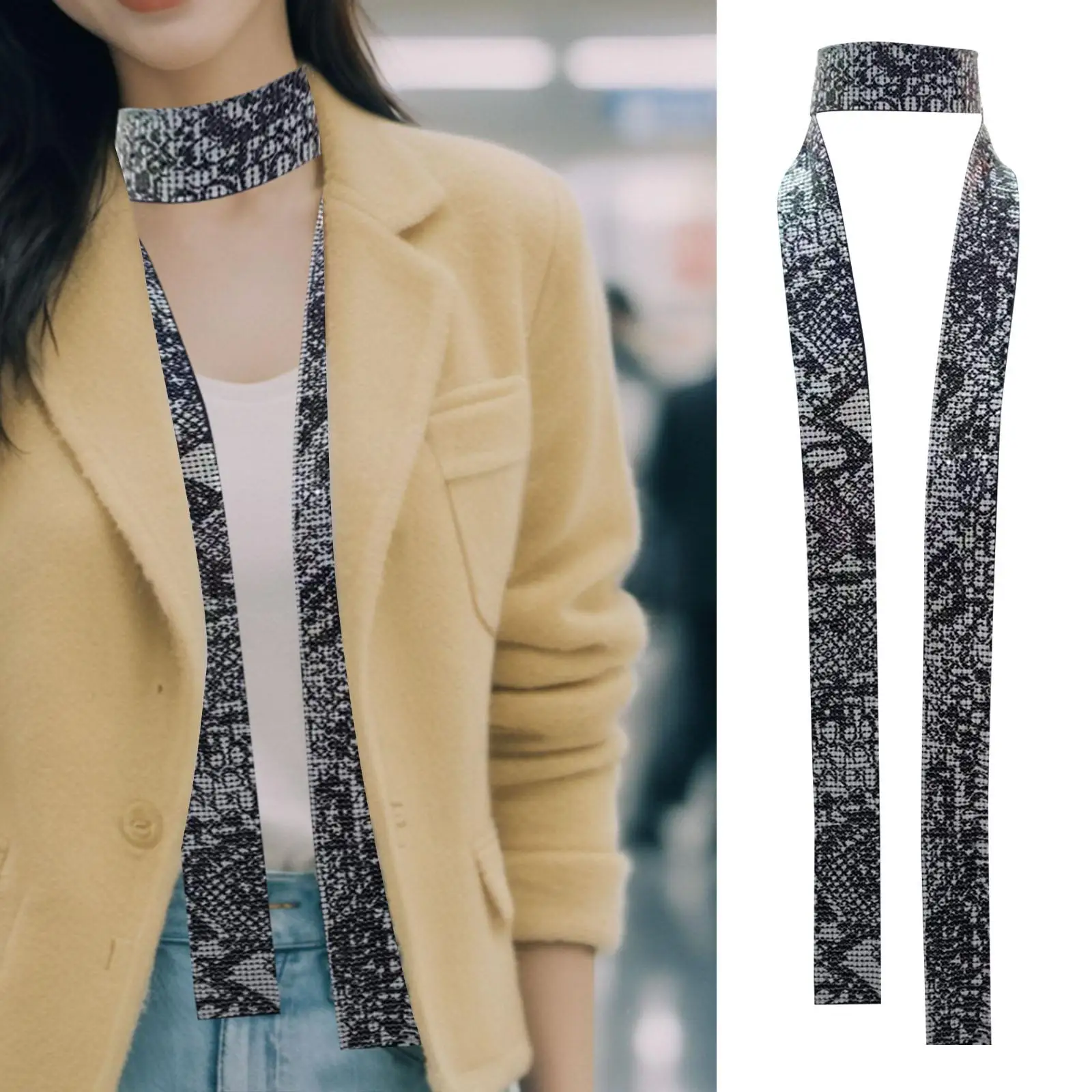 Womens Sparkly Sequins Scarf Neck Collar Jewelry Accessories Bride Beach Daily Wear Skinny Tie Evening Party Shawls Neck Choker
Womens Sparkly Sequins Scarf Neck Collar Jewelry Accessories Bride Beach Daily Wear Skinny Tie Evening Party Shawls Neck Choker