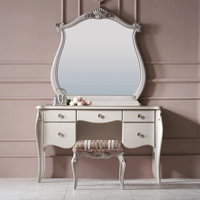 !@Classic Solid Wood Bedroom Furniture Drawers Dressing Table With Mirror Make up Table Set
!@Classic Solid Wood Bedroom Furniture Drawers Dressing Table With Mirror Make up Table Set