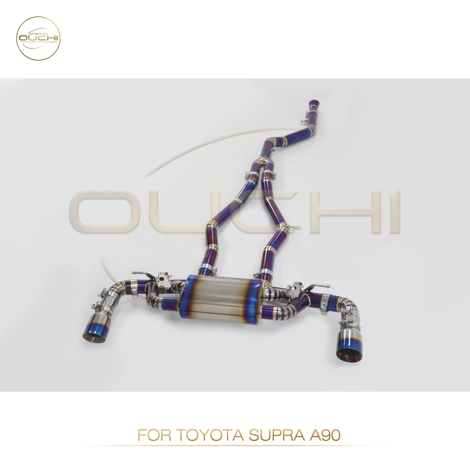 High Performance Catback For TOYOTA Supra A90 OUCHI Titanium Alloy With Electronic Valve Tips Auto Parts
High Performance Catback For TOYOTA Supra A90 OUCHI Titanium Alloy With Electronic Valve Tips Auto Parts