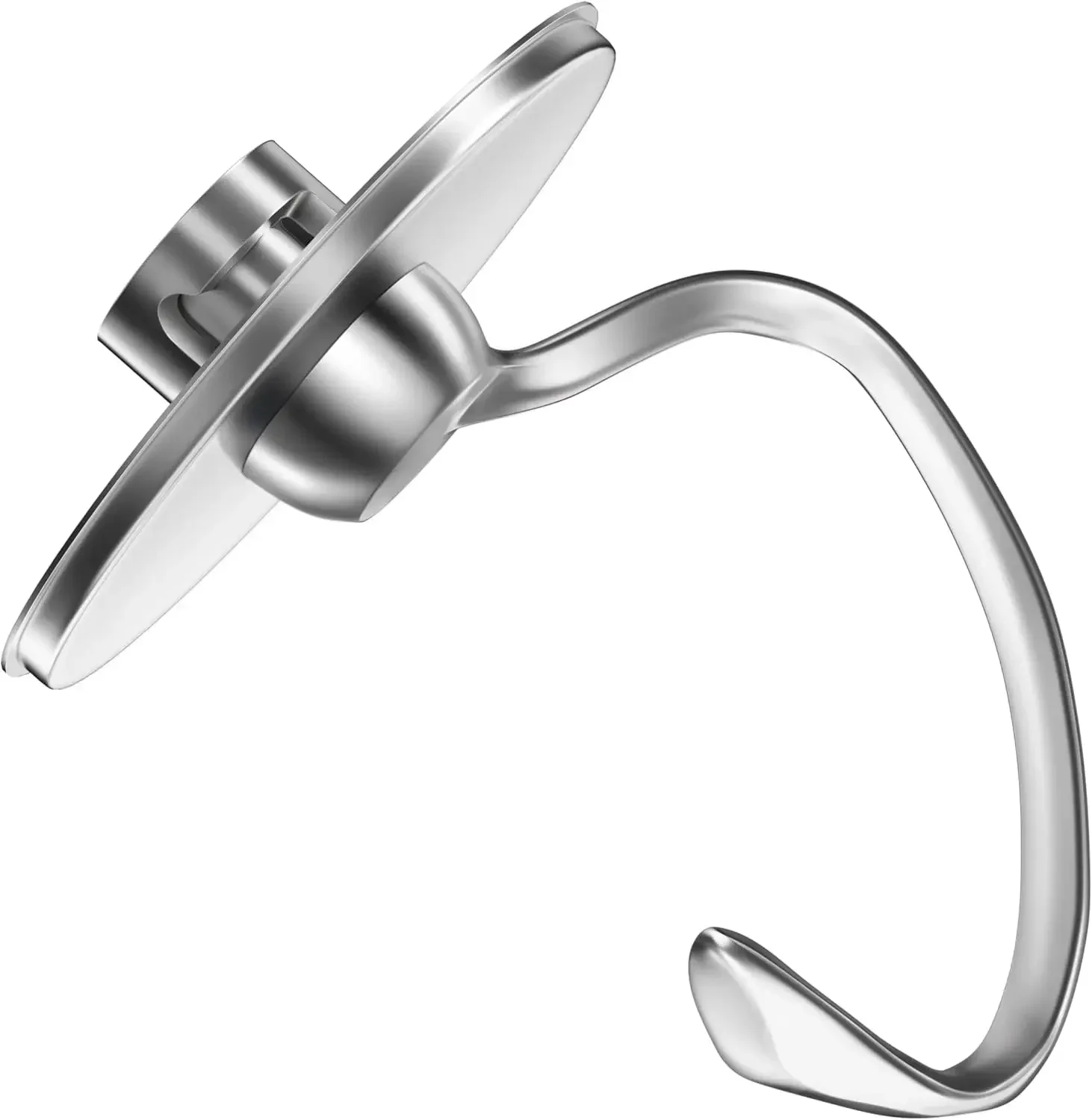 Stainless Steel Dough Hook Suitable for Kitchenaid 4.5-5QT Tilt-Head Stand Mixers Attachments Accessories Replacement, Polished
Stainless Steel Dough Hook Suitable for Kitchenaid 4.5-5QT Tilt-Head Stand Mixers Attachments Accessories Replacement, Polished