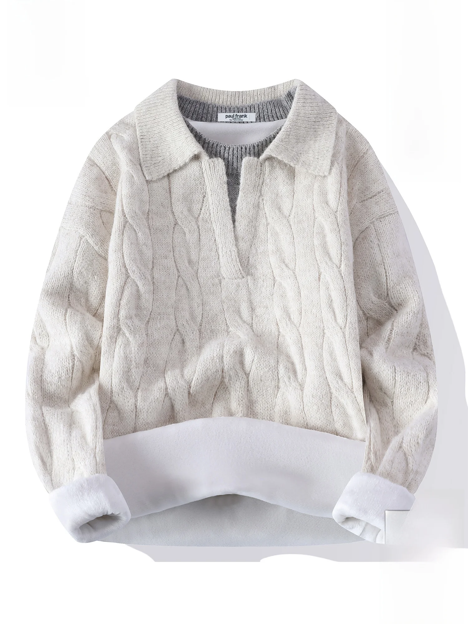 PaulFrank Fce Lined Thiened Knitted Sweater Men's Casual Warm Top Winter Leisure Faion Soft Polyester Blend Long Sv...
PaulFrank Fce Lined Thiened Knitted Sweater Men's Casual Warm Top Winter Leisure Faion Soft Polyester Blend Long Sv...