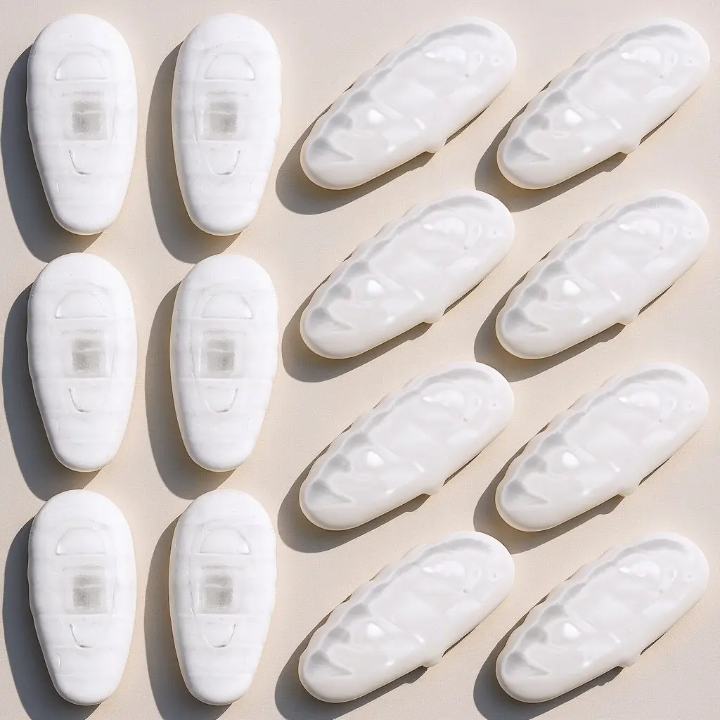 20Pairs Silicone Eyeglass Nose Pads Replacement Anti Slip Comfortable Nose Pieces for Glasses Eyeglasses Replacement Parts
20Pairs Silicone Eyeglass Nose Pads Replacement Anti Slip Comfortable Nose Pieces for Glasses Eyeglasses Replacement Parts