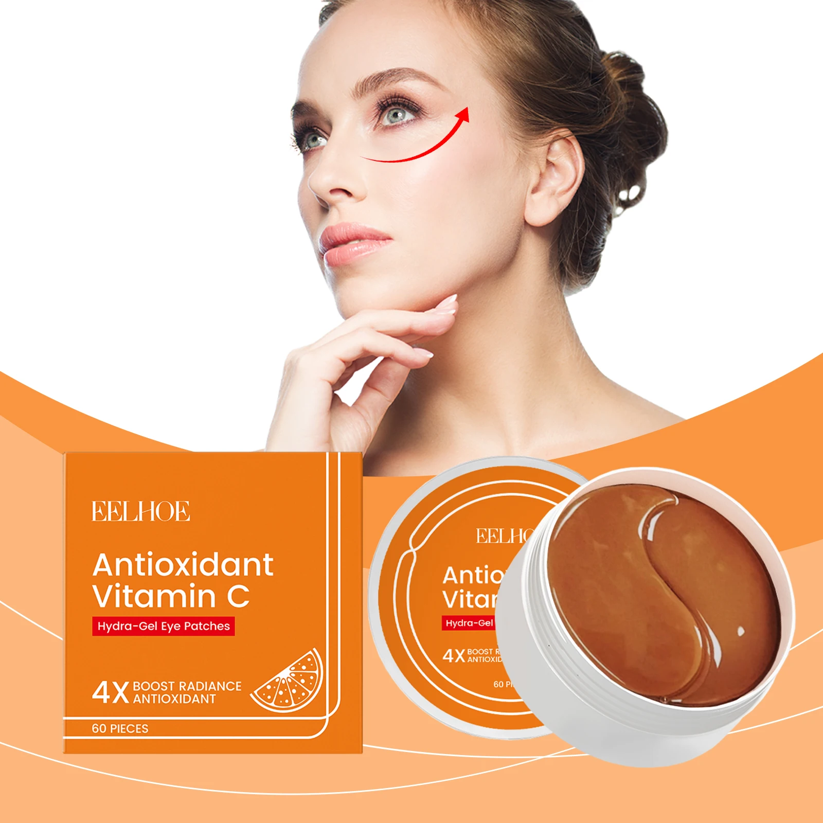 60Pcs Vitamin C Eye Patches Remescar Puffiness Dark Circles Bags Tightening Eye Skin Hyaluronic Acid Moisturizing Eye Mask Care
60Pcs Vitamin C Eye Patches Remescar Puffiness Dark Circles Bags Tightening Eye Skin Hyaluronic Acid Moisturizing Eye Mask Care