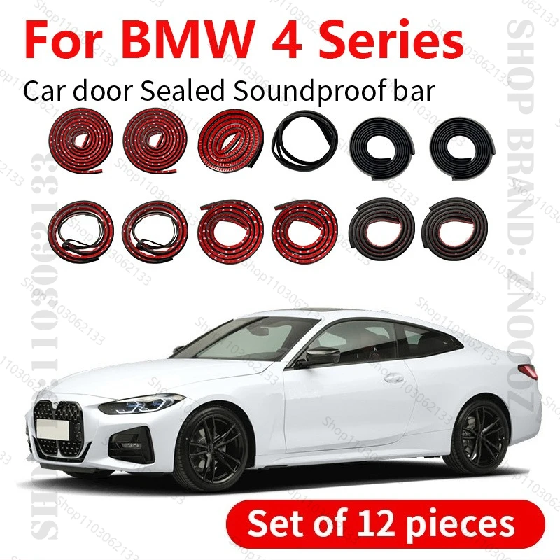 For 2013-2025 BMW 4 Series Car Door Seal Strip Rubber Double Layer Sealing Protector Soundproof Dustproof Seal Strip 12PCS Set
For 2013-2025 BMW 4 Series Car Door Seal Strip Rubber Double Layer Sealing Protector Soundproof Dustproof Seal Strip 12PCS Set