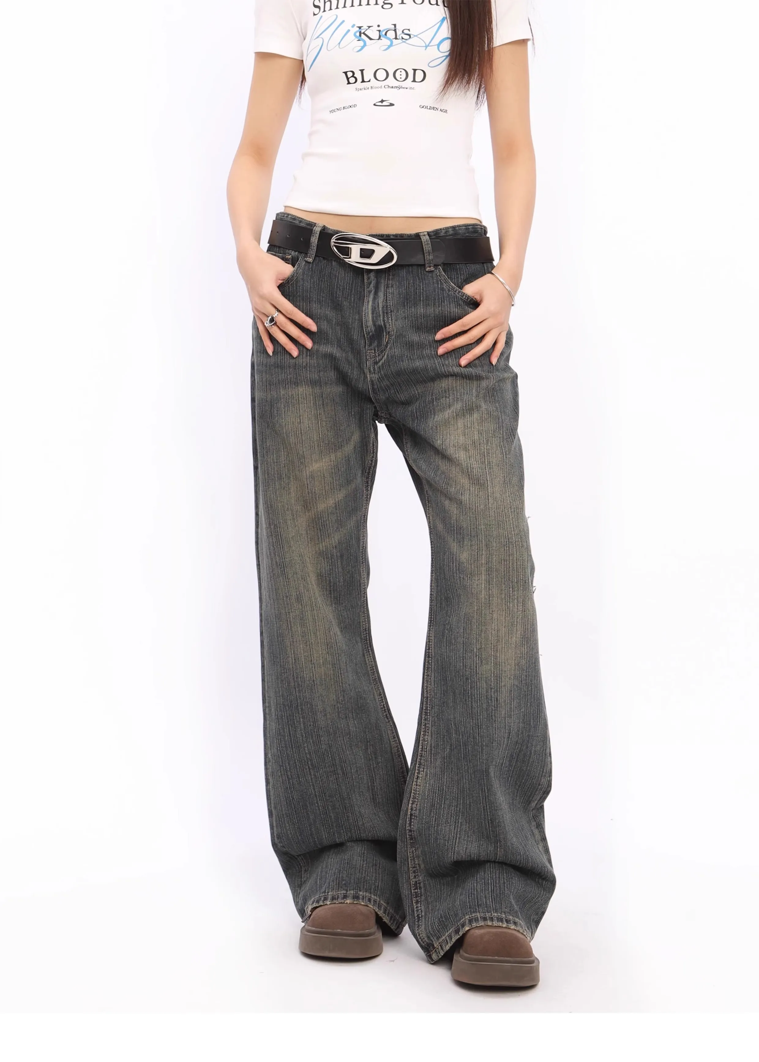 IEFB Worn Out Men's Jeans Retro Washed Male Straight Denim Trousers New Trendy Gradient Color Wide Leg Pants Spring 2024 9C4274
IEFB Worn Out Men's Jeans Retro Washed Male Straight Denim Trousers New Trendy Gradient Color Wide Leg Pants Spring 2024 9C4274