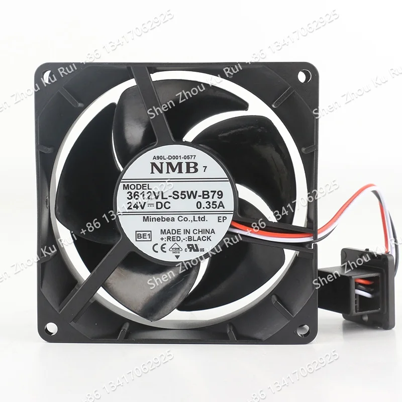 New NMB DC 24V 0.35A AC EC 9032 3612VL-S5W-B79 Cooling Fan 9CM Fanica Variable Frequency Converter Three-wire
New NMB DC 24V 0.35A AC EC 9032 3612VL-S5W-B79 Cooling Fan 9CM Fanica Variable Frequency Converter Three-wire