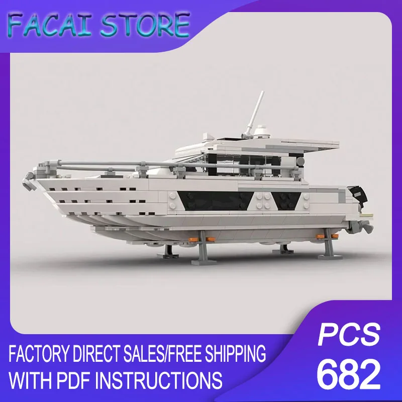 Конструктор MOC: Модель моторной яхты, технологичные блоки, сборка яхты с подвесным мотором, DIY-набор, праздничный подарок
Конструктор MOC: Модель моторной яхты, технологичные блоки, сборка яхты с подвесным мотором, DIY-набор, праздничный подарок