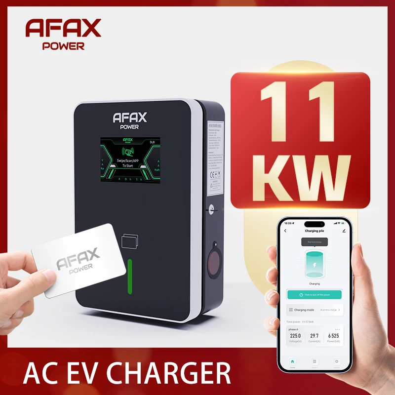 AFAX 7KW11KW Type1 EV Charger 5M Adjustable Electric Vehicle Charging Station Wallbox EV Car Charger
AFAX 7KW11KW Type1 EV Charger 5M Adjustable Electric Vehicle Charging Station Wallbox EV Car Charger