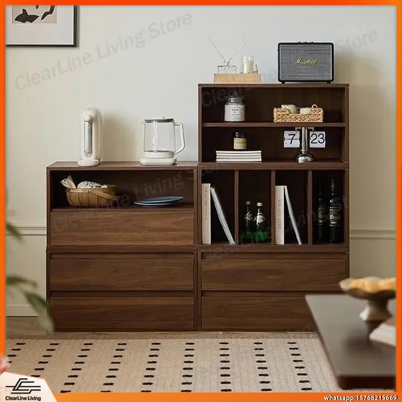 Dark Wood Storage Cabinet with Multi-Grid Partition Drawer Open TV Stand for Instruments Lab Equipment Organization Tool
Dark Wood Storage Cabinet with Multi-Grid Partition Drawer Open TV Stand for Instruments Lab Equipment Organization Tool