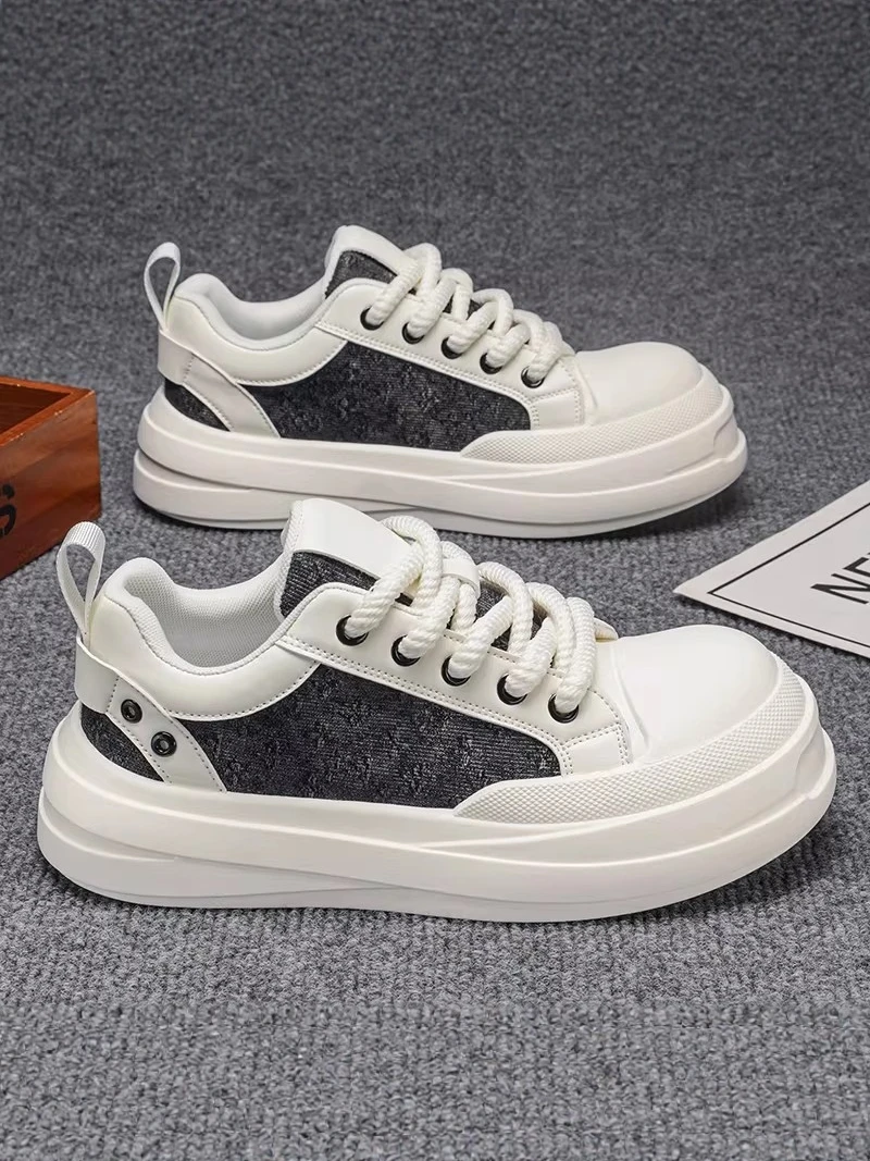Men's Casual Sport Shoes Fashionable All-Match Thick Bottom Denim Shoes Breathable round Toe Low Heel Outdoor Leisure Shoes
Men's Casual Sport Shoes Fashionable All-Match Thick Bottom Denim Shoes Breathable round Toe Low Heel Outdoor Leisure Shoes