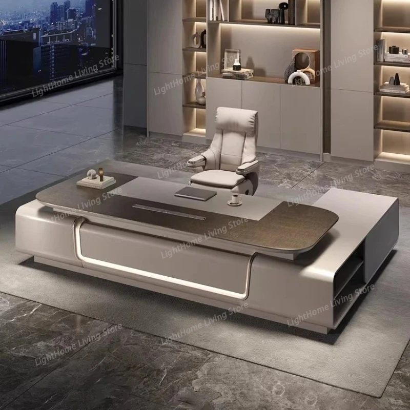 Light Luxury Boss Advanced Minimalist Modern CEO and Chairman's Office Table Office Furniture Computer Desk Room Desks
Light Luxury Boss Advanced Minimalist Modern CEO and Chairman's Office Table Office Furniture Computer Desk Room Desks