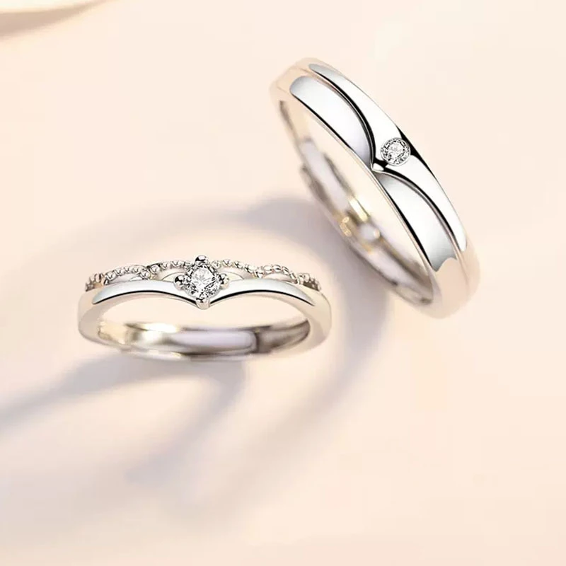 Fashion Zircon Opening Finger Ring Heart Rings for Women Sweet Girls New Party Jewelry Gifts Couple's Rings
Fashion Zircon Opening Finger Ring Heart Rings for Women Sweet Girls New Party Jewelry Gifts Couple's Rings