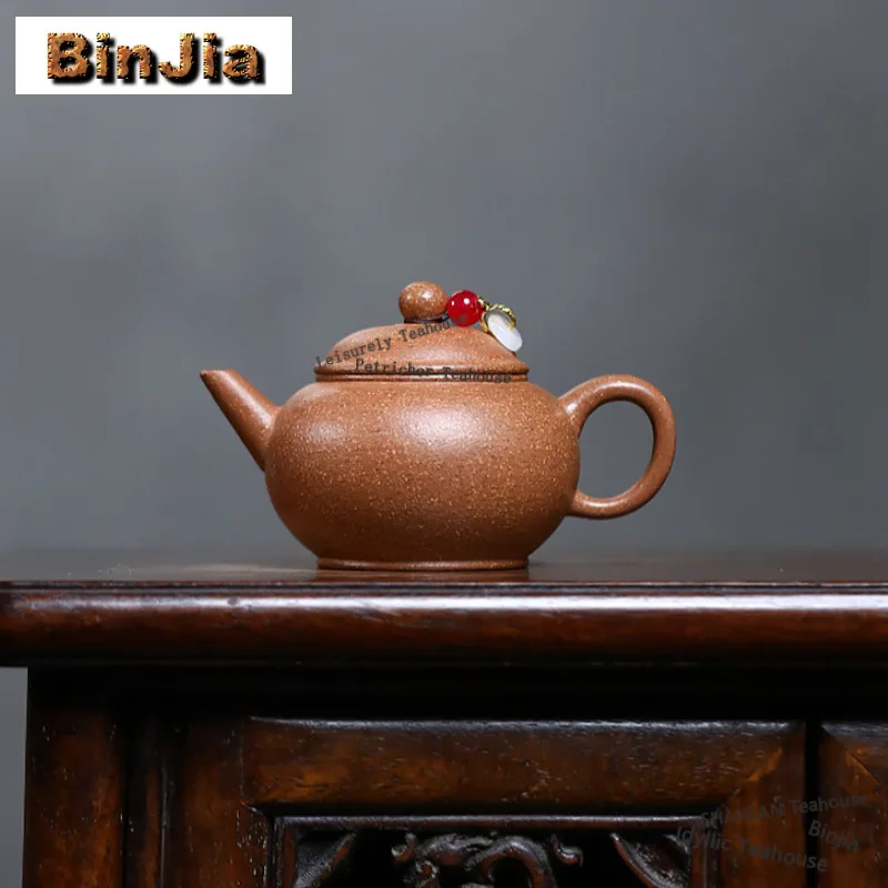 120ml Retro Yixing Purple Clay Teapots Handmade Small Piece Level Pot Raw Ore Five-color Section Mud Kettle Zisha Tea Set Gift
120ml Retro Yixing Purple Clay Teapots Handmade Small Piece Level Pot Raw Ore Five-color Section Mud Kettle Zisha Tea Set Gift