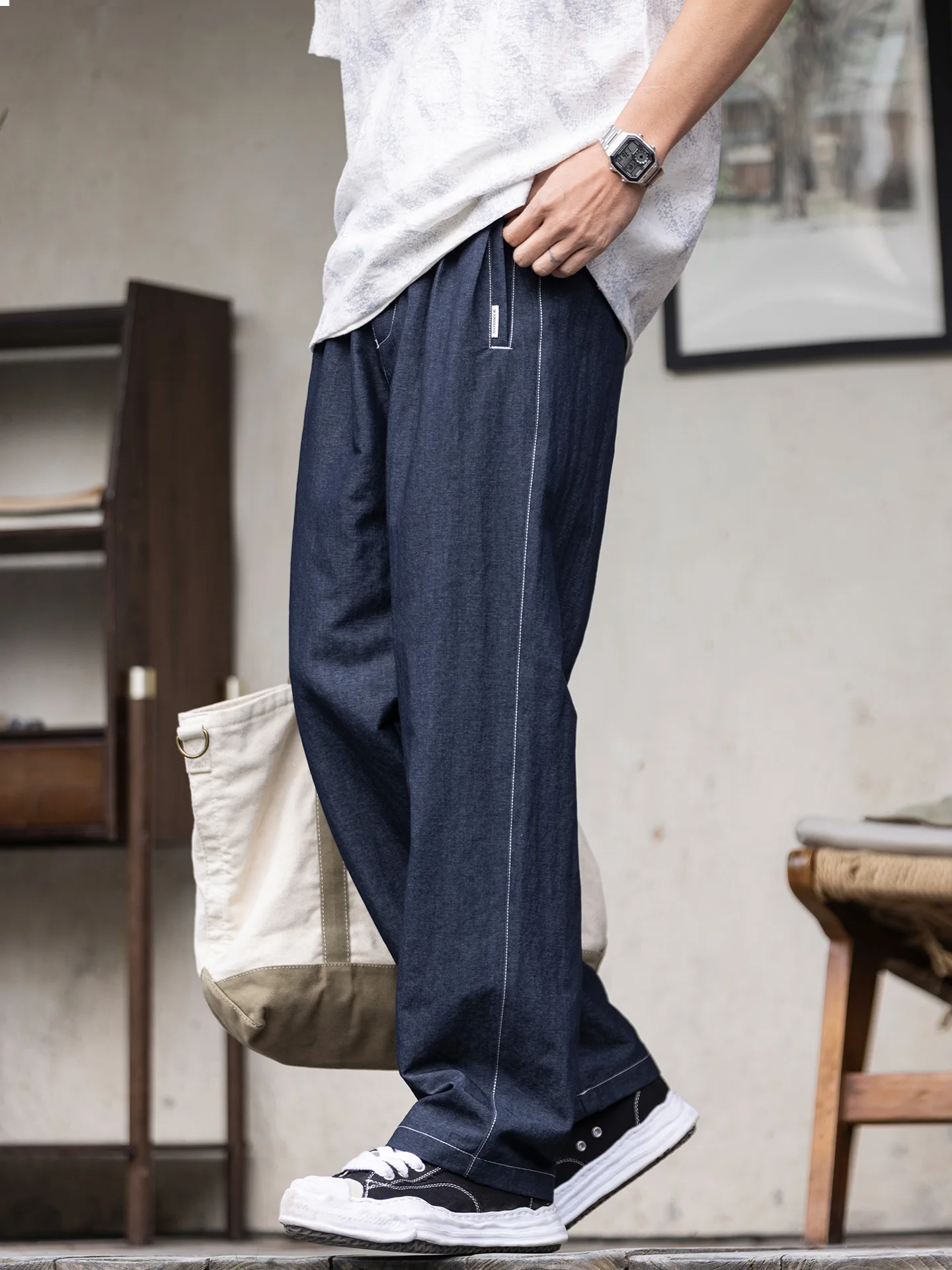 Cleanfit Summer 2026 Men's Straight Leg Casual Pants Loose Fit Drapey Commute Trousers Trendy Brand Open Seam Casual Wear
Cleanfit Summer 2026 Men's Straight Leg Casual Pants Loose Fit Drapey Commute Trousers Trendy Brand Open Seam Casual Wear