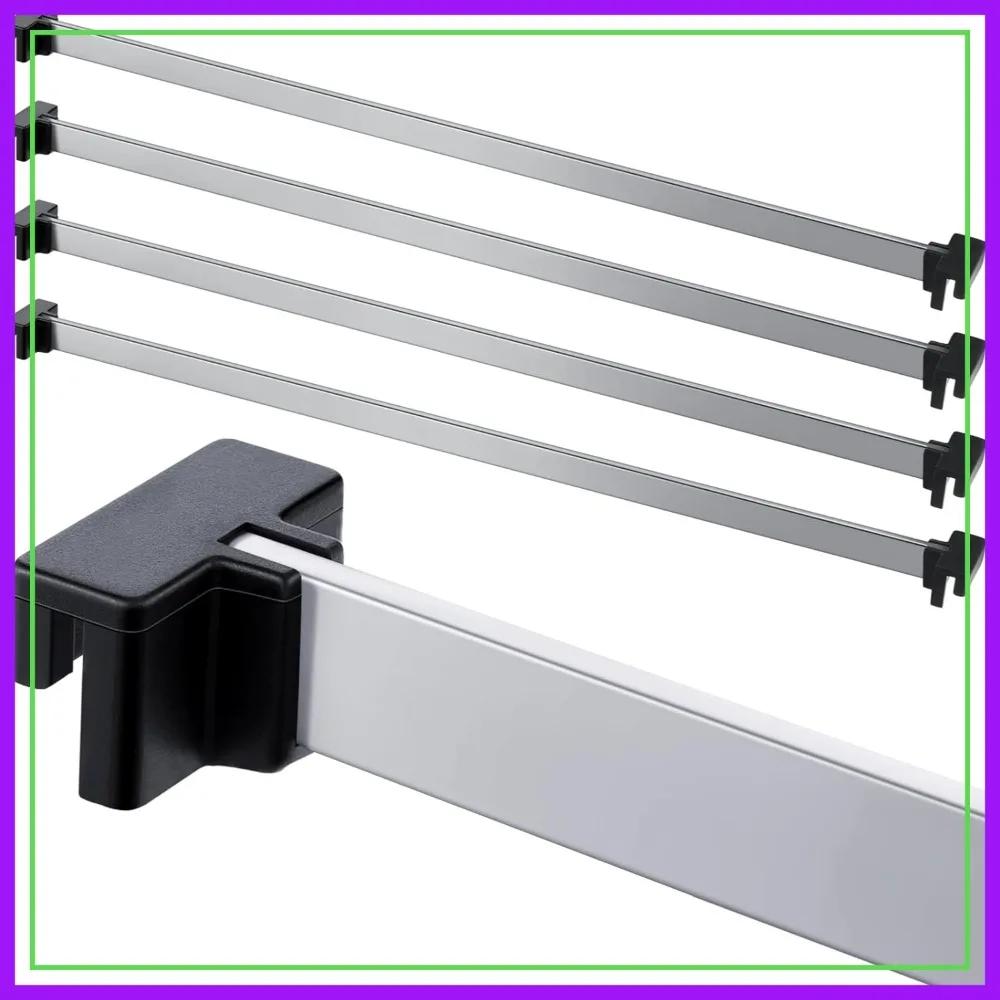 8 Pieces Metal Hanging Divider Rail Clip File 4 Pieces File Cabinet Rails for Hanging Folder Frame Storage
8 Pieces Metal Hanging Divider Rail Clip File 4 Pieces File Cabinet Rails for Hanging Folder Frame Storage