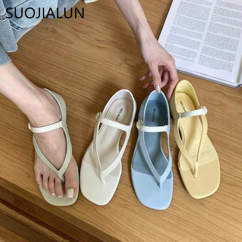 SUOJIALUN 2025 Summer New Brand Women Sandal Fashion Narrow Band Ladies Elegant Slides Open Toe Soft Flat Heel Single Shoes
SUOJIALUN 2025 Summer New Brand Women Sandal Fashion Narrow Band Ladies Elegant Slides Open Toe Soft Flat Heel Single Shoes