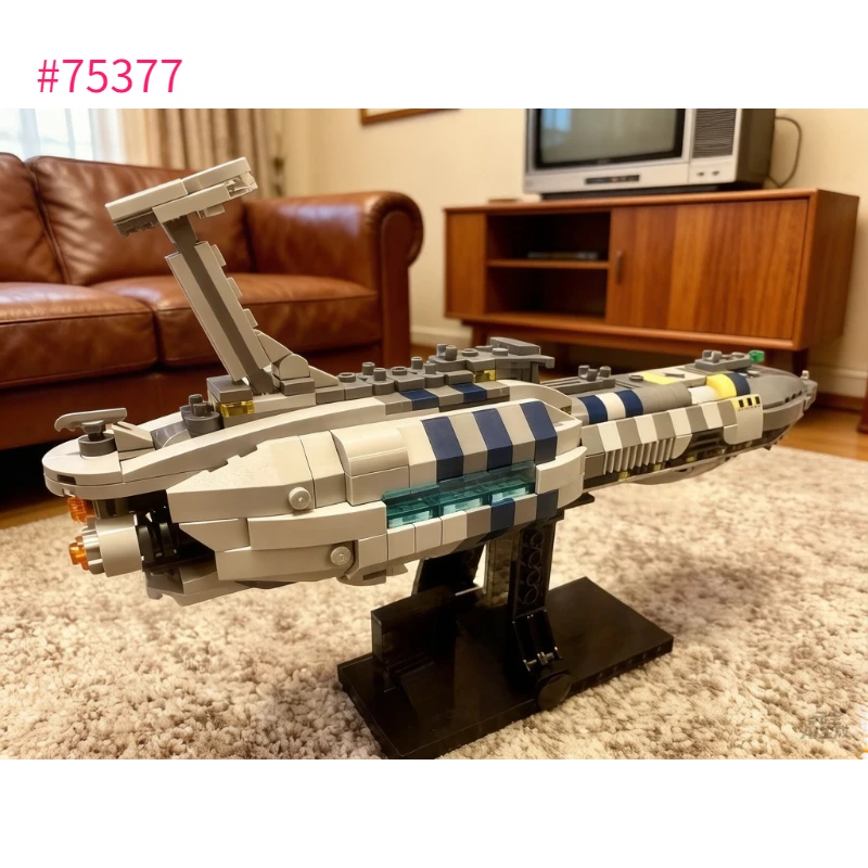 MOC Star Invisible Hand Spaceship Building Blocks Sets Compatible with Legoed Particles Suitable for Birthday Gifts 75377
MOC Star Invisible Hand Spaceship Building Blocks Sets Compatible with Legoed Particles Suitable for Birthday Gifts 75377