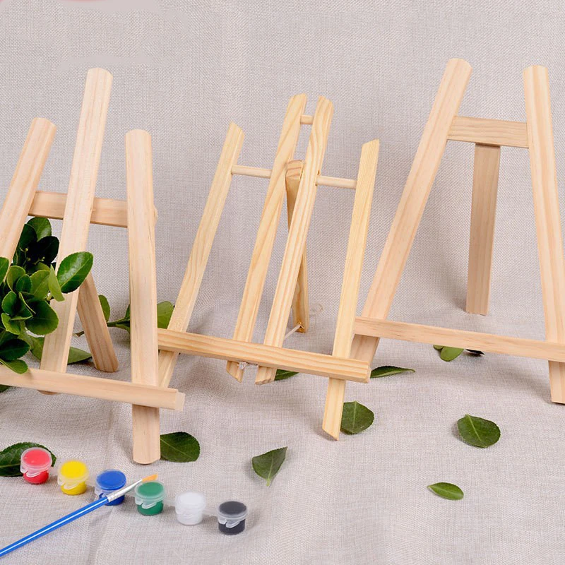 Oil Painting Stand Flat Stand Wooden Tripod Trapezoidal Easel Art Painting Display Stand Folding Sketch Small Easel for Children
Oil Painting Stand Flat Stand Wooden Tripod Trapezoidal Easel Art Painting Display Stand Folding Sketch Small Easel for Children