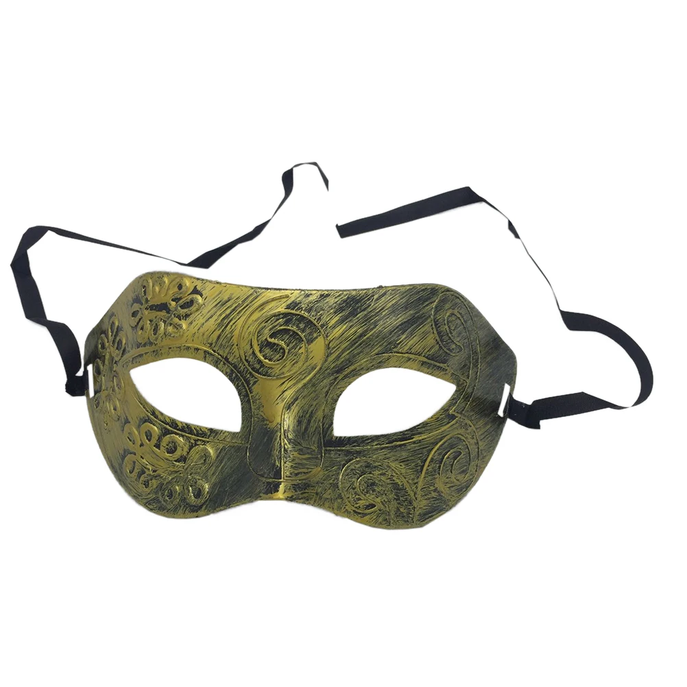 Retro Men Masquerade Masks Golden Roman Style Adult Party Eco Plastic One Size Fits Most Carnival Halloween Events
Retro Men Masquerade Masks Golden Roman Style Adult Party Eco Plastic One Size Fits Most Carnival Halloween Events