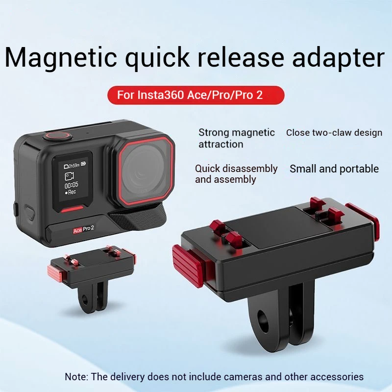 Magnetic Quick Release Adapter for Insta360 Ace Pro 2 Expansion Base Bracket Tripod Mount for Insta360 Ace/Pro/Pro2 Accessories
Magnetic Quick Release Adapter for Insta360 Ace Pro 2 Expansion Base Bracket Tripod Mount for Insta360 Ace/Pro/Pro2 Accessories