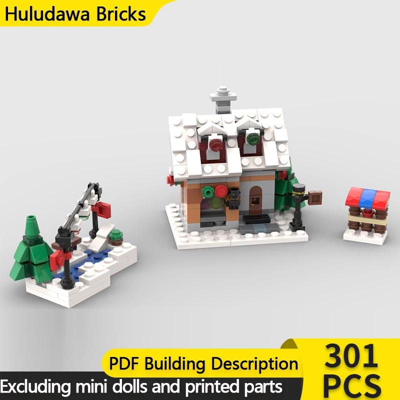 Модель City Street View MOC, строительные кирпичи, зимняя деревня, пекарня, модульная технология, детские праздничные подарки, сборные игрушки, костюм
Модель City Street View MOC, строительные кирпичи, зимняя деревня, пекарня, модульная технология, детские праздничные подарки, сборные игрушки, костюм