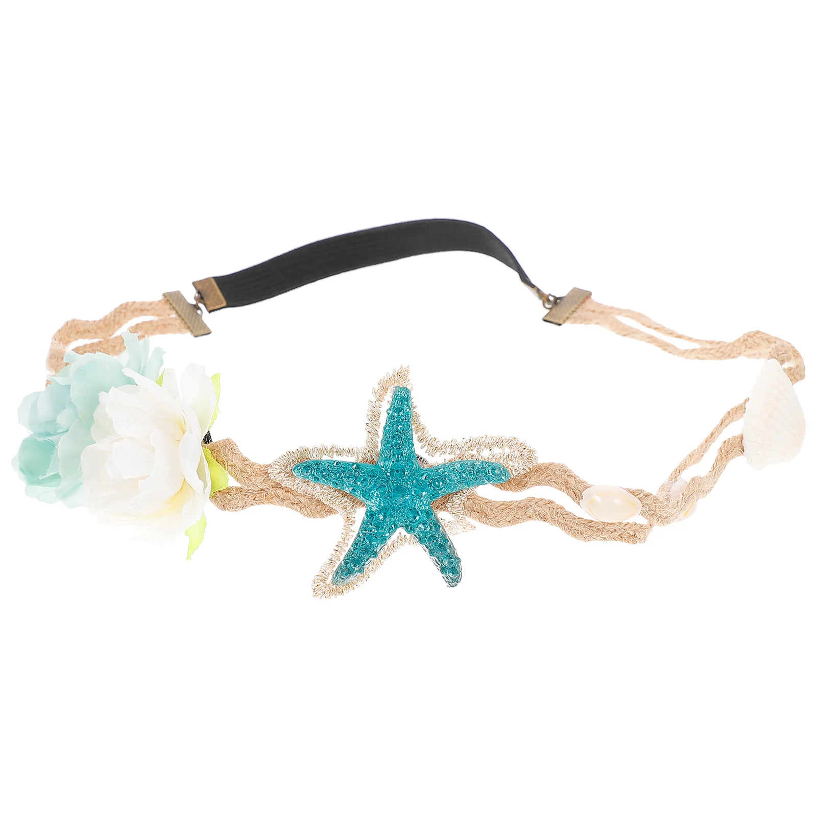 Natural Shell Headband Star Fish Flower Headbands Heighten Beach Hair Accessories Stretch Wedding Headpiece
Natural Shell Headband Star Fish Flower Headbands Heighten Beach Hair Accessories Stretch Wedding Headpiece