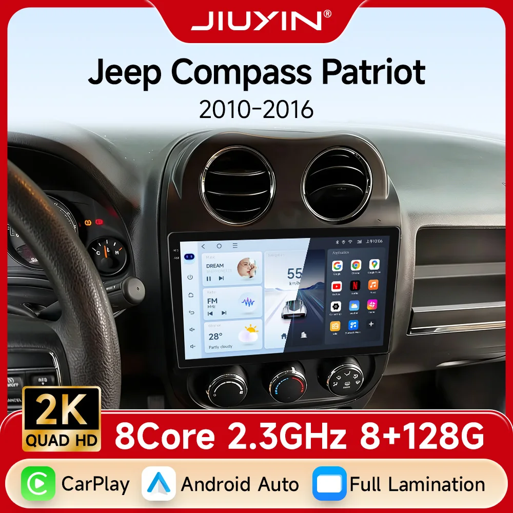 Android 15 video Player 2K Car Radio For Jeep Compass Patriot 2010 - 2016 Autoradio Stereo 2 Din GPS Navigation Carplay DSP WIFI
Android 15 video Player 2K Car Radio For Jeep Compass Patriot 2010 - 2016 Autoradio Stereo 2 Din GPS Navigation Carplay DSP WIFI